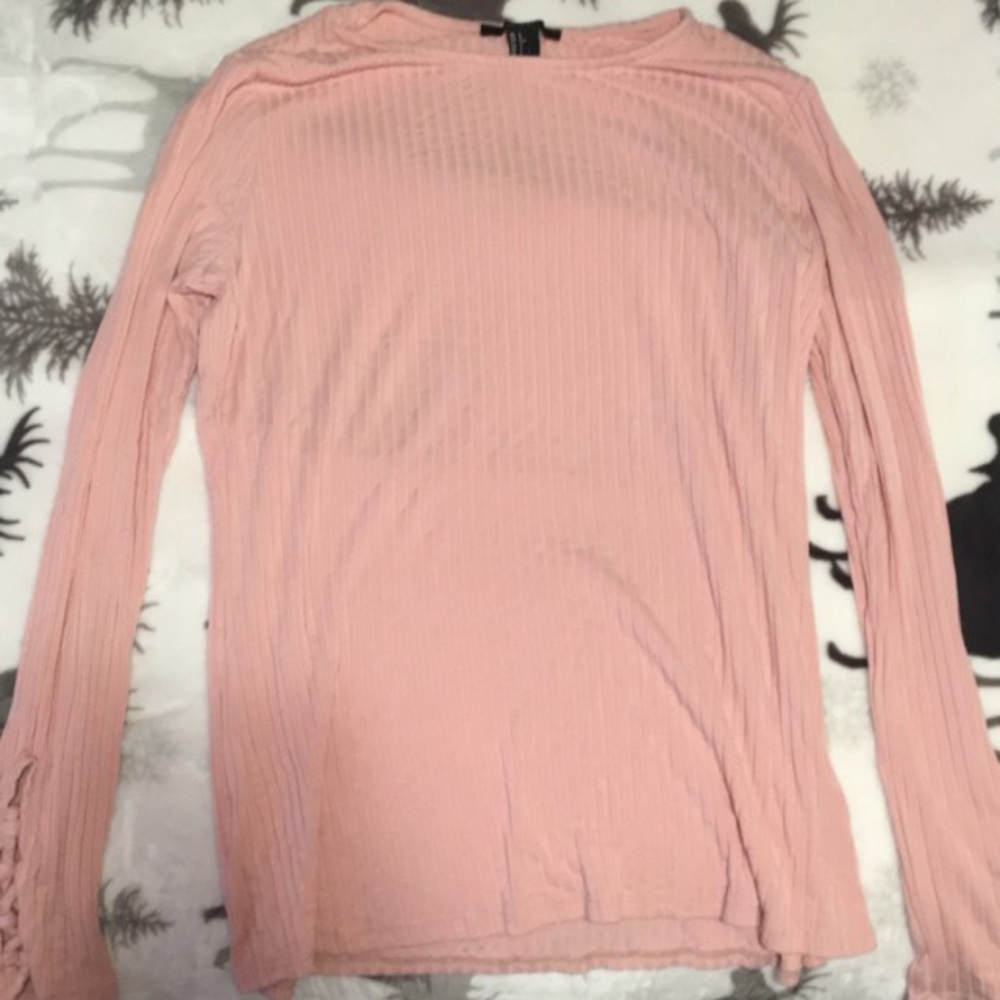 ForE 21 Long Sleeve Pink T (SALE READ DESCRIPTION)